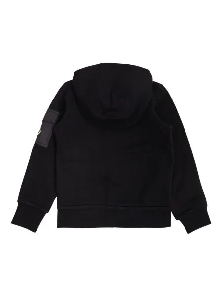Bluza z kapturem dziecięca Moncler Enfant niebieska