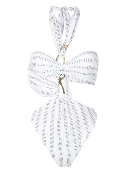 Strój kąpielowy Amir Slama asymetryczny biały