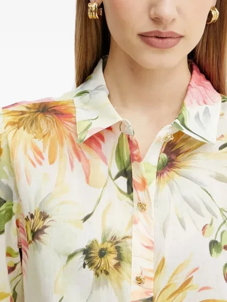 Cămașă Guess cu model floral cu imagine