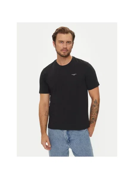 Marc O'Polo basic majica kratkih rukava za muškarce od pamuka DENIM crna