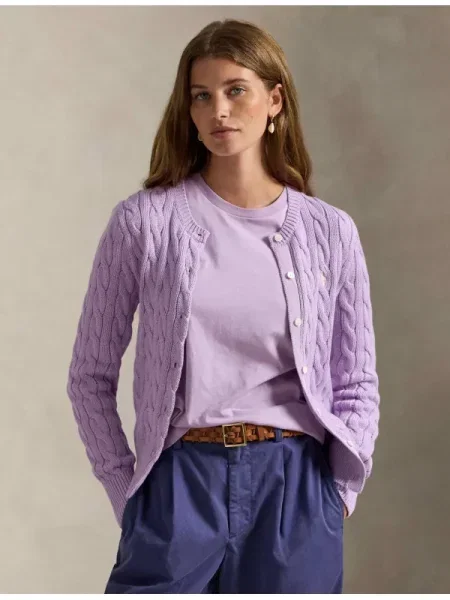 Polo Ralph Lauren cardigan din roz