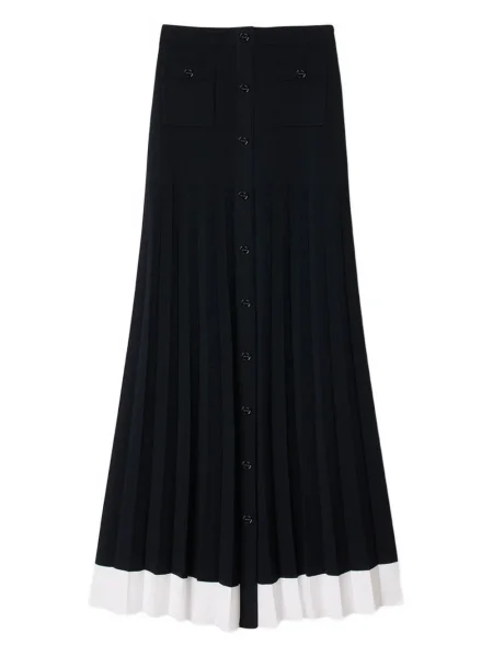 Fusta plisata Sandro plisată negru