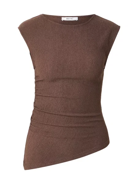 ABOUT YOU Tricou Georgina închis maro