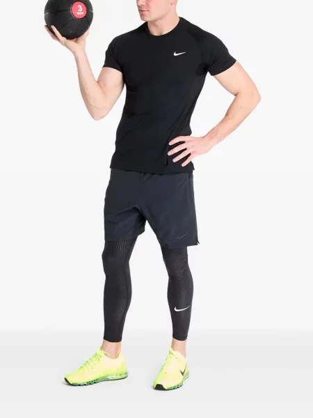 Top sport Nike din fleece plisat fără mâneci alb