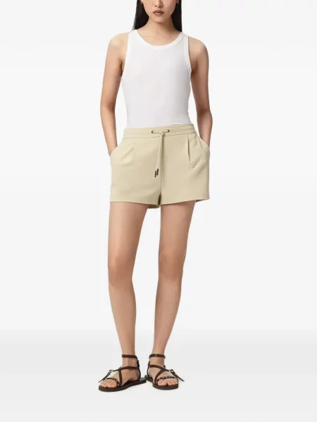 Pantaloni scurți Allsaints cu cordon verde