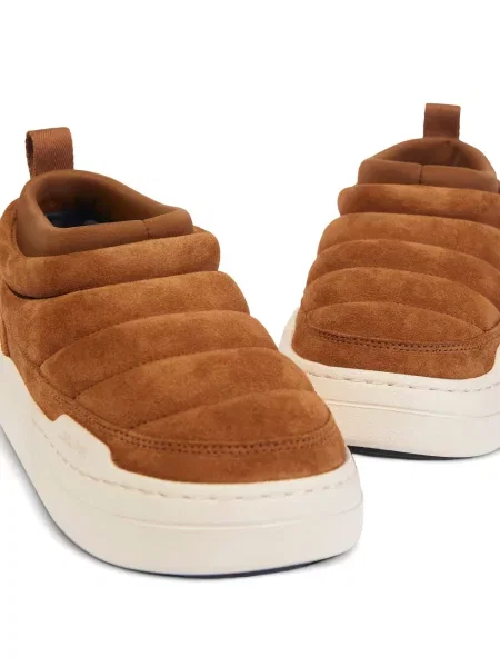 Sneakersy dziecięce Moon Boot brązowe