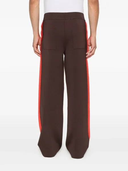 Pantaloni Wales Bonner cu dungi maro