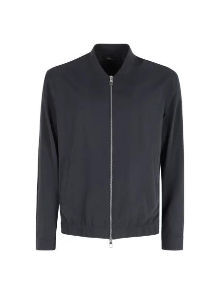 Kurtka bomber Montecore z mikrofibry niebieski