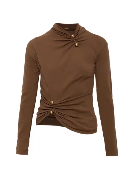 Top Cult Gaia tricotate maro