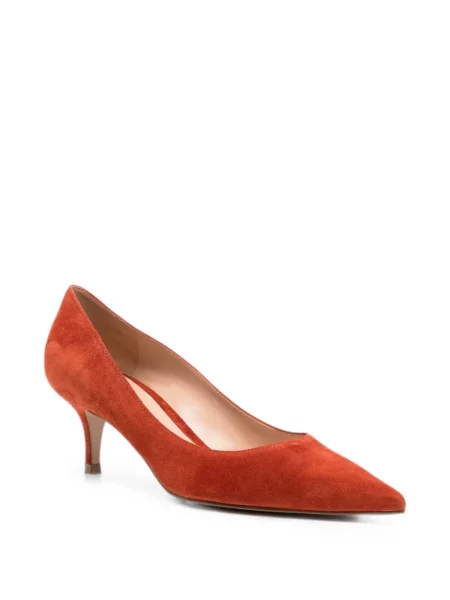 Pantofi cu toc Gianvito Rossi portocaliu