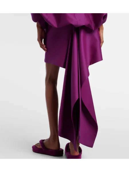 Rochie Balenciaga de lână violet
