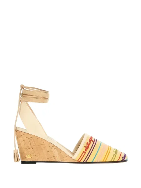 Espadrile Valentino Garavani cu dungi