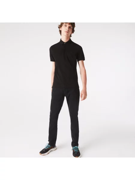 Lacoste поло PARIS polo чорне