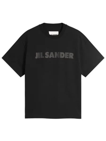 Koszulka Jil Sander z krótkim rękawem czarna