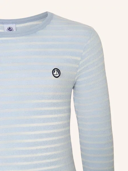 Petit Bateau Piżama Z Frotte blau biała