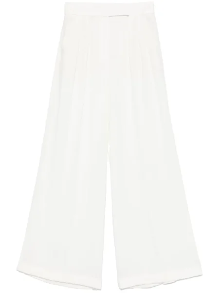 Pantaloni Lorena Antoniazzi de in alb