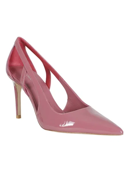 Czółenka Stuart Weitzman skórzana czerwona
