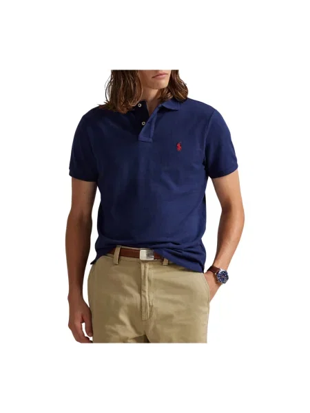 Polo Ralph Lauren polo granatowy gładki niebieska