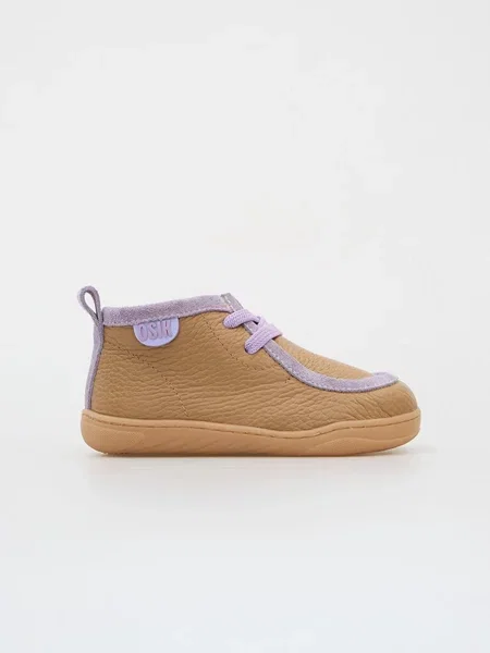 Шкіряні Дитячі Черевики OSIK Barefoot Chubby Clay Toddlers коричневий
