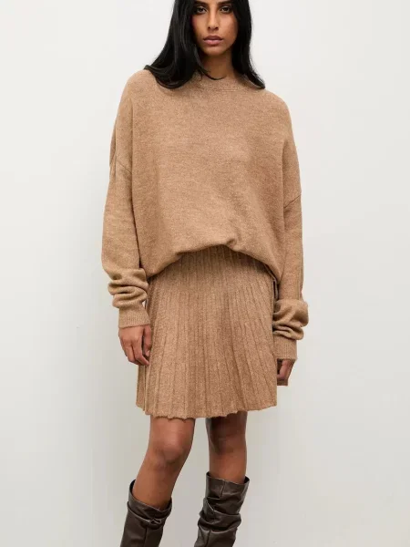 Pulover i suknja Answear.LAB bež