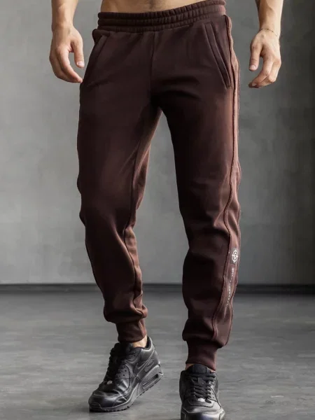 Брюки коричневі