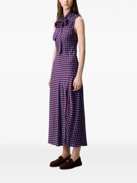 Rochie maxi Claudie Pierlot din dantelă roșu