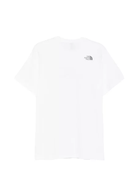 Tricou The North Face cu autograf alb