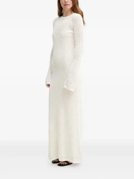 Maksi sukienka maxi Herskind garniturowa biała