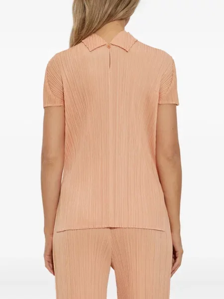 Plisirana bluza Pleats Please Issey Miyake narančasta
