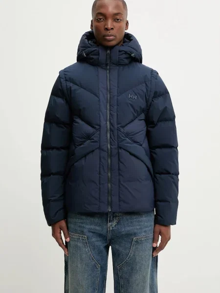 Helly Hansen geacă VILLAGE MODULAR DOWN JACKET bleumarin de iarnă