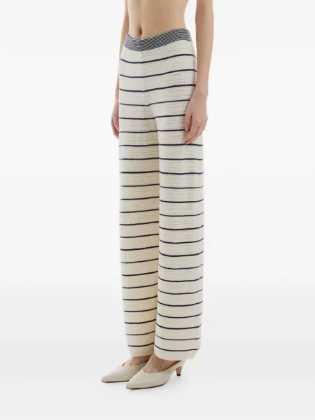 Pantaloni cu picior drept Crush Collection cu dungi