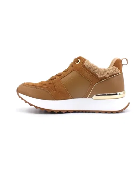 Sneakersy Guess skórzane brązowe