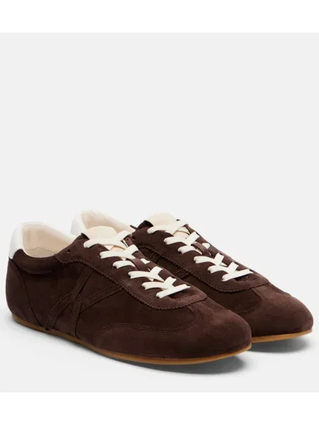 Sneakerși Veronica Beard din piele de căprioară maro