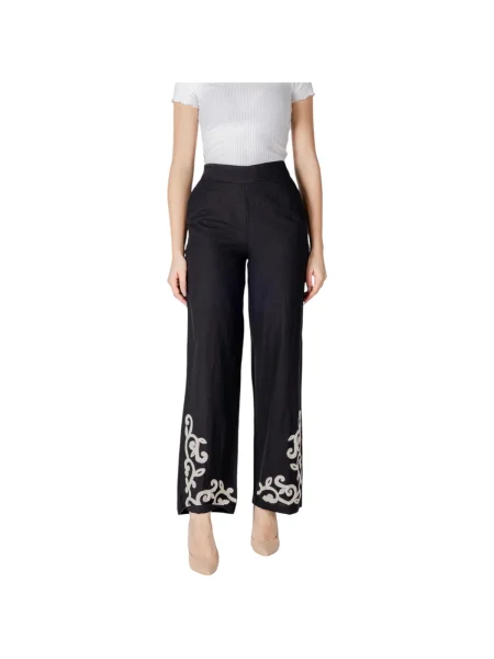 Pantaloni Vila negru