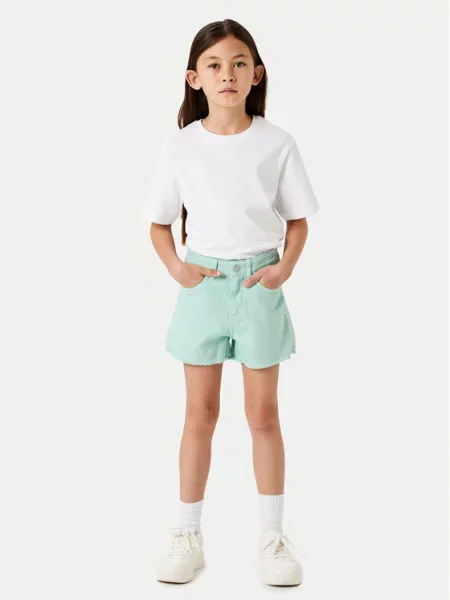 NAME IT Джинсові шорти Rose Голубий Mom Fit рожеві