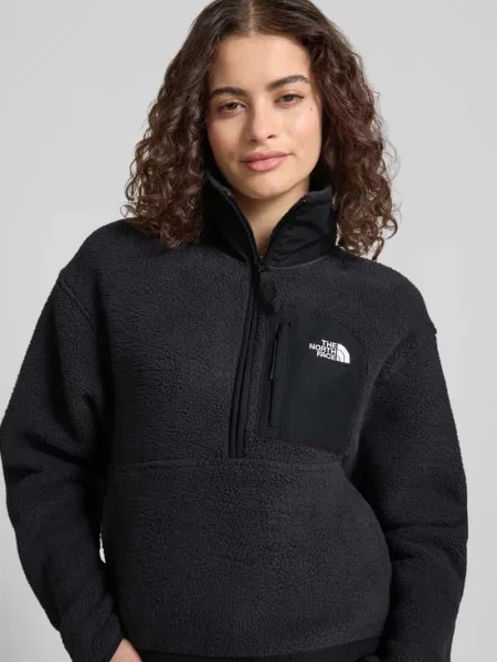 Sweter polarowy z kołnierzem zapinanym Model YUMIORI' The North Face czarny