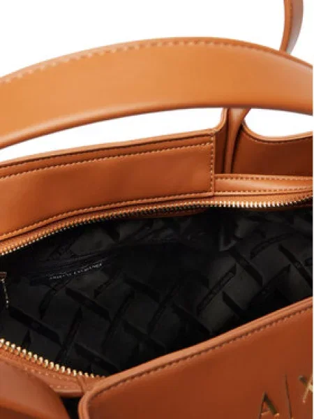 Kabelka Armani Exchange hnědá