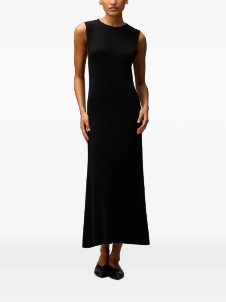 Rochie midi Retori tricotate negru