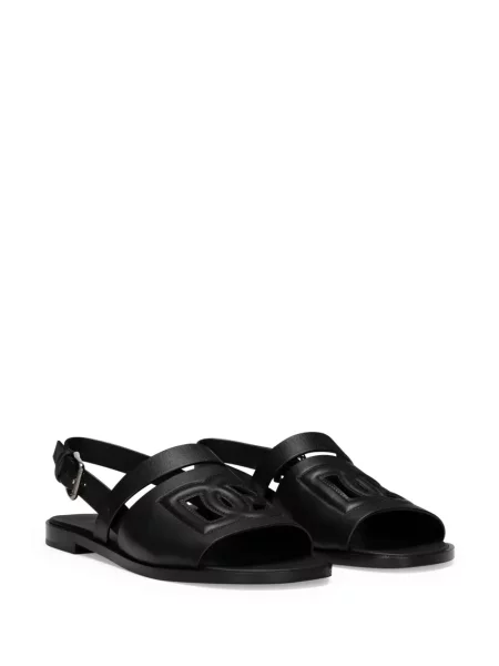 Papuci Dolce & Gabbana din piele negru
