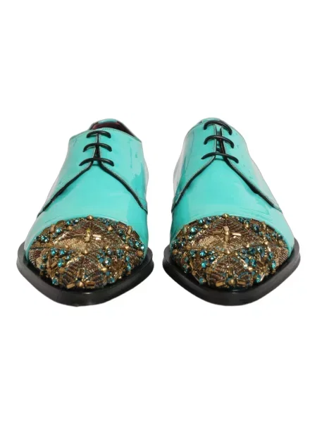 Derby Dolce And Gabbana skórzany elegancki