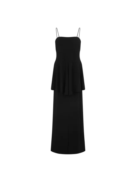 Sukienka Emporio Armani z krepy czarna
