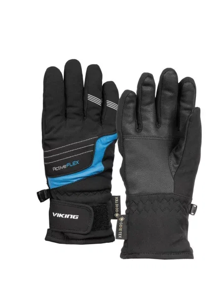 Rękawice narciarskie Viking Helix z membraną Gore-Tex czarne