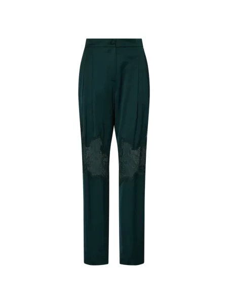 Pantaloni Liu Jo din satin verde