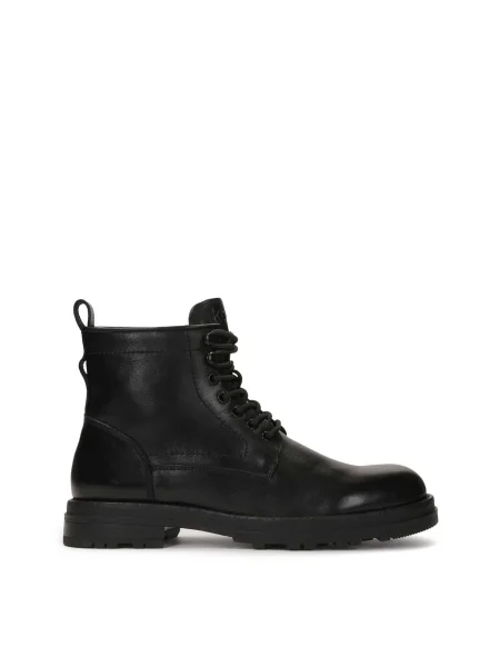 Škornji Kazar z vezalkami črna