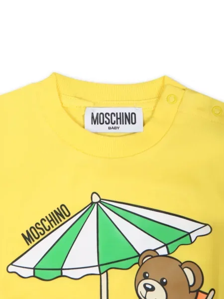 Szorty dziecięce Moschino żółte