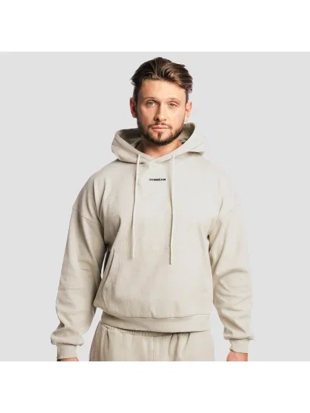 Bluza z kapturem oversize Aura szara