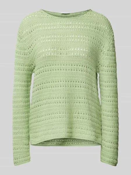 Sweter z dzianiny o kroju regular fit z czystej bawełny Tom Tailor