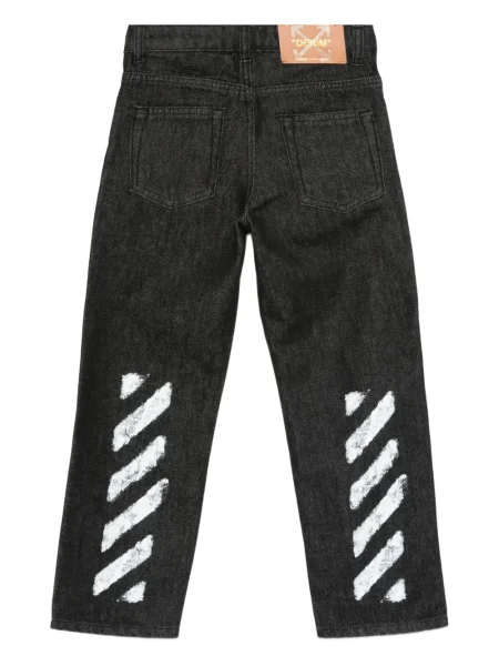 Dětské džíny Off-white bílé