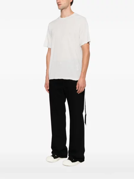 Μπλούζα Rick Owens Drkshdw με στρογγυλή λαιμόκοψη λευκό