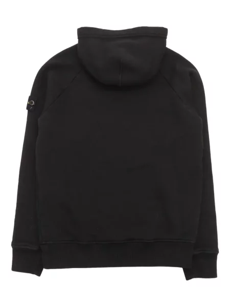 Bluza z kapturem dziecięca Stone Island czarna